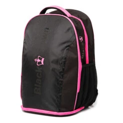 BLACK CROWN Petra Rucksack - Schwarz, Pink -Tennisausrüstung 0001000000 0 3
