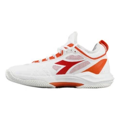 Diadora Speed Blushield Fly 3+ Sandplatzschuh Damen - Weiß, Orange -Tennisausrüstung 00244000 0 3