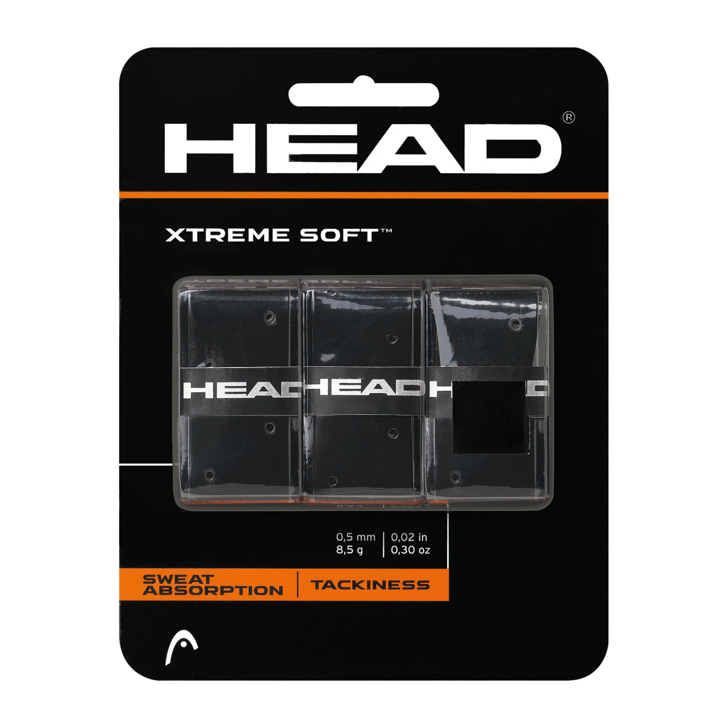 Head Xtreme Soft 3er Pack - Schwarz 3 Head Xtreme Soft 3er Pack - Schwarz