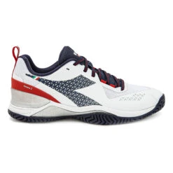 Diadora Blushield Torneo 2 Allcourtschuh Herren - Weiß, Dunkelblau -Tennisausrüstung 00295000 0 1