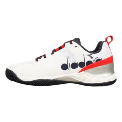 Diadora Blushield Torneo 2 Sandplatzschuh Herren - Weiß, Dunkelblau