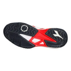 Diadora B.Icon 2 AC Allcourtschuh Kinder - Dunkelblau, Rot -Tennisausrüstung 00307000 0 5