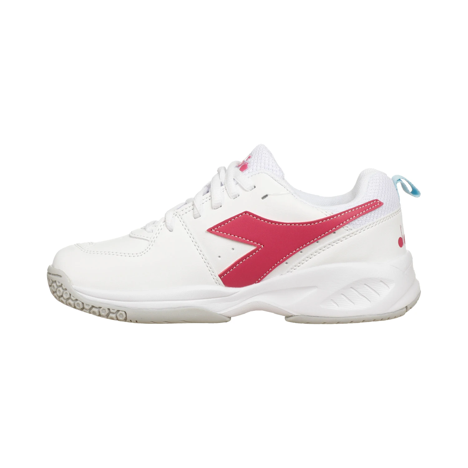 Diadora S. Challenge 5 SL AC Allcourtschuh Kinder - Weiß, Pink 5 Diadora S. Challenge 5 SL AC Allcourtschuh Kinder - Weiß, Pink – Bild 3
