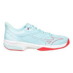 Mizuno Wave Exceed Tour 5 Allcourtschuh Damen - Türkis, Koralle -Tennisausrüstung 00763000 0 1