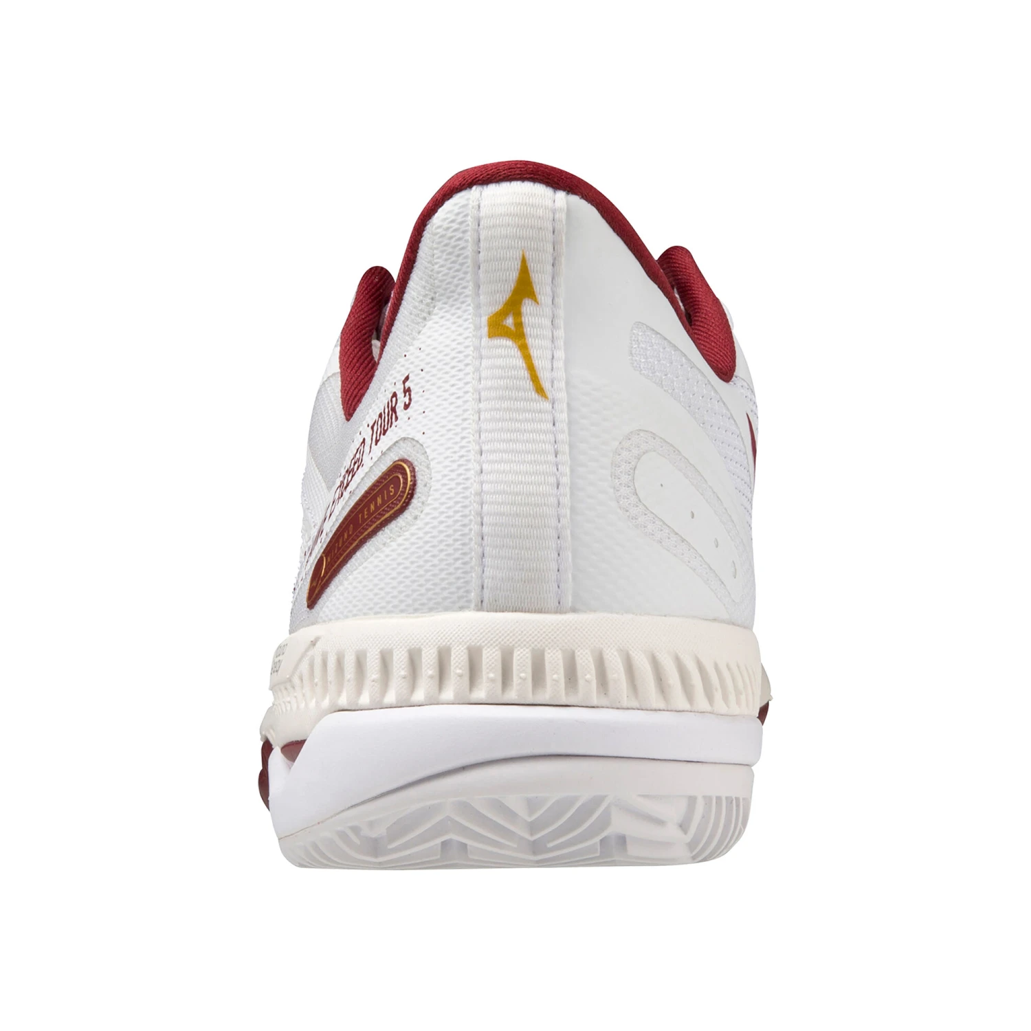 Mizuno Wave Exceed Tour 5 Sandplatzschuh Damen - Weiß, Dunkelrot 3 Mizuno Wave Exceed Tour 5 Sandplatzschuh Damen - Weiß, Dunkelrot