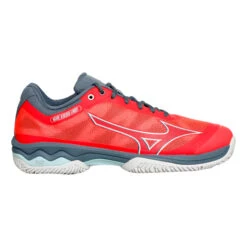 Mizuno Wave Exceed Light Sandplatzschuh Damen - Orange, Blaugrau 8 Mizuno Wave Exceed Light Sandplatzschuh Damen - Orange, Blaugrau -Tennisausrüstung 00766000 0 1