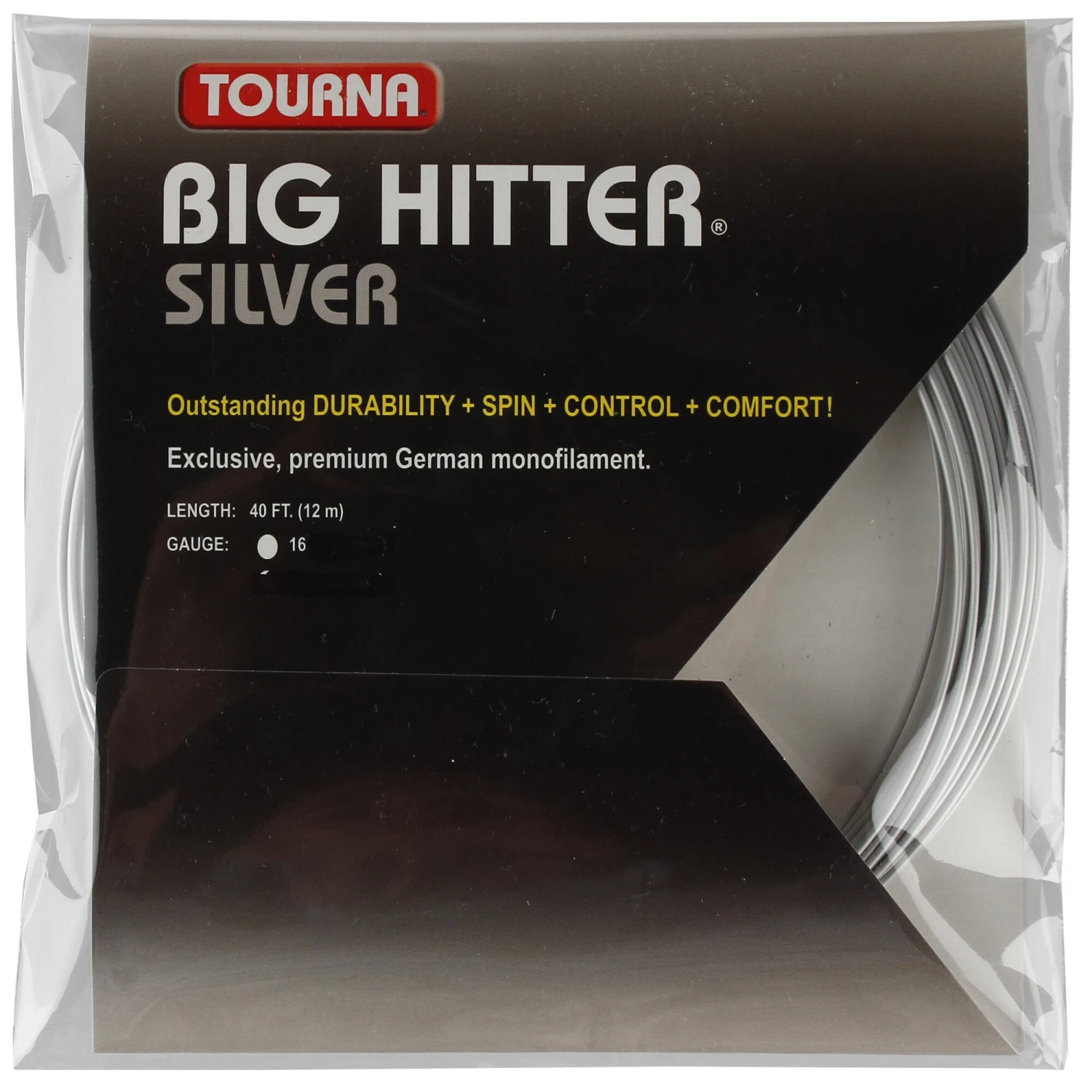 Tourna Big Hitter Saitenset 12m - Silber 3 Tourna Big Hitter Saitenset 12m - Silber