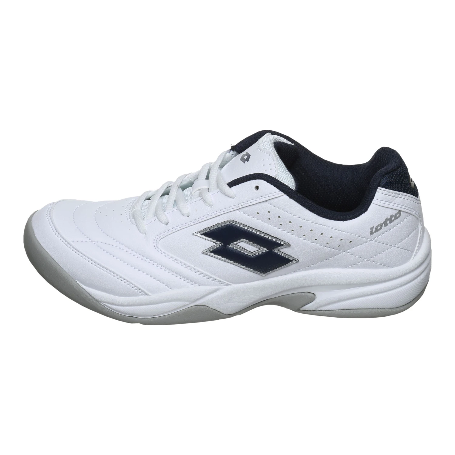 Lotto VIII SI Indoor Teppichschuh Herren - Weiß, Dunkelblau 10 Lotto VIII SI Indoor Teppichschuh Herren - Weiß, Dunkelblau – Bild 8