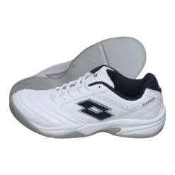 Lotto VIII SI Indoor Teppichschuh Herren - Weiß, Dunkelblau 12 Lotto VIII SI Indoor Teppichschuh Herren - Weiß, Dunkelblau -Tennisausrüstung 01224000 0 7
