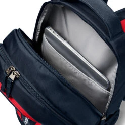 Under Armour Hustle 5.0 Rucksack - Blau, Rot -Tennisausrüstung 0139900000 10