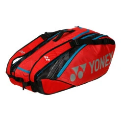 YONEX Pro Racquet Bag Schlägertasche 9er - Rot, Schwarz -Tennisausrüstung 0152200000 000 1