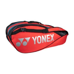 YONEX Pro Racquet Bag Schlägertasche 6er - Rot, Schwarz -Tennisausrüstung 0152600000 0 4