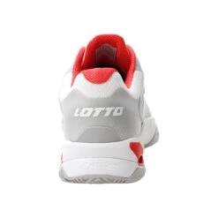 Lotto Mirage 100 Sandplatzschuh Damen - Weiß, Rot -Tennisausrüstung 01598000 0 2