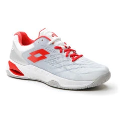 Lotto Mirage 100 SPD Allcourtschuh Damen - Weiß, Rot -Tennisausrüstung 01599000 000