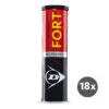 Dunlop Fort Tournament 18x 4er Dose -Tennisausrüstung 0168700000 000