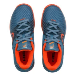 Head Revolt Pro 4.0 Sandplatzschuh Kinder - Blau, Orange -Tennisausrüstung 01819000 0 4