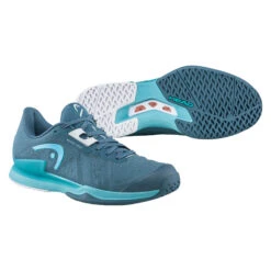 Head Sprint Pro 3.5 Allcourtschuh Damen - Blau, Türkis -Tennisausrüstung 01863000 0 7