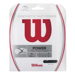 Wilson Synthetic Gut Power Saitenset 12,2m - Schwarz