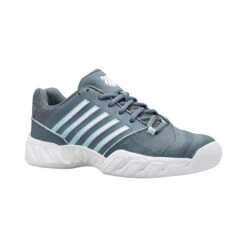 K-Swiss Big-Shot Light 4 Teppichschuh Damen - Grau, Weiß -Tennisausrüstung 02080000 000
