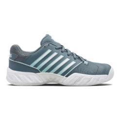 K-Swiss Big-Shot Light 4 Teppichschuh Damen - Grau, Weiß -Tennisausrüstung 02080000 0 1
