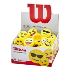 Wilson Emoji Dämpfer 50er Box - Mehrfarbig -Tennisausrüstung 0208800000 000