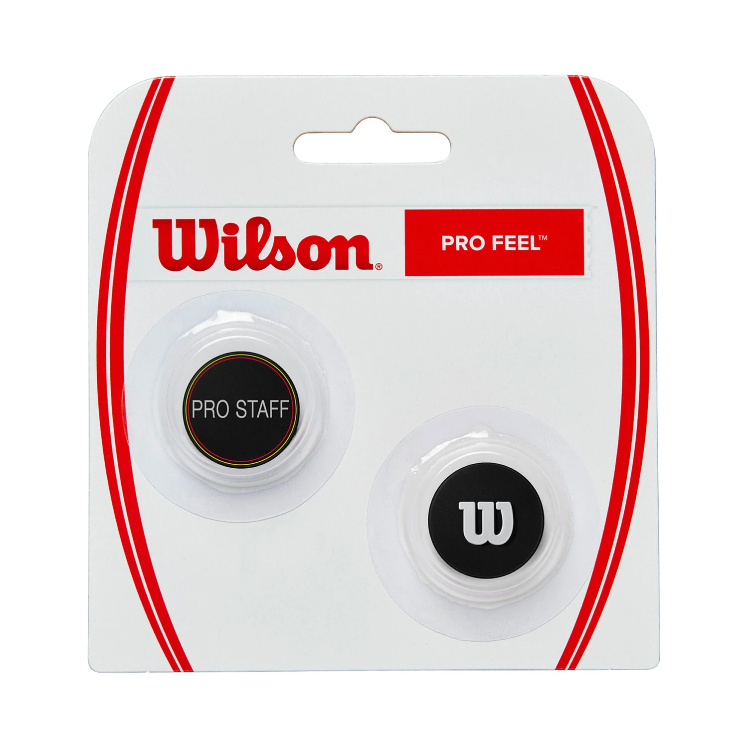Wilson Pro Feel Pro Staff Dämpfer 2er Pack - Schwarz, Silber 4 Wilson Pro Feel Pro Staff Dämpfer 2er Pack - Schwarz, Silber – Bild 2