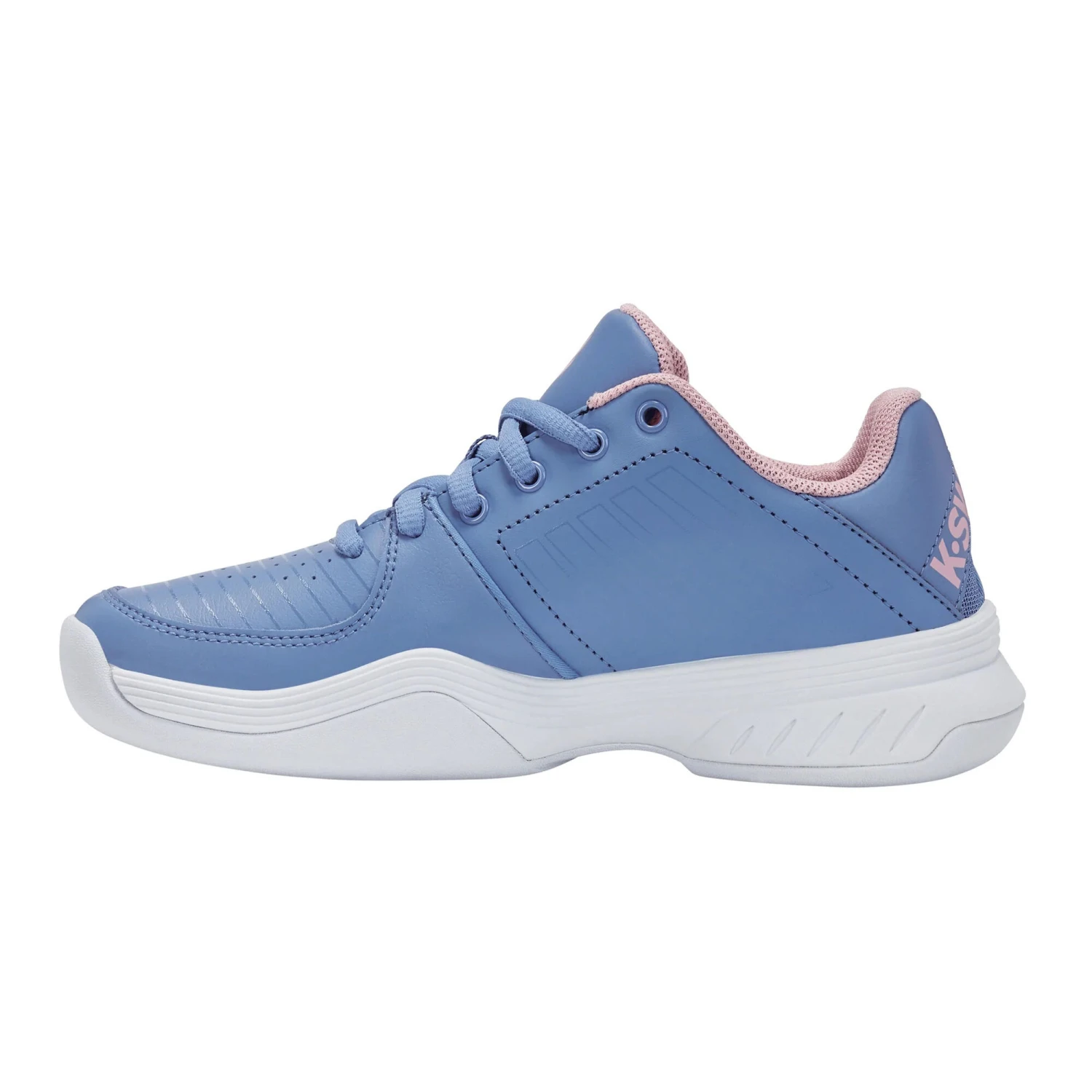 K-Swiss Court Express Teppichschuh Kinder - Blau, Rosa 7 K-Swiss Court Express Teppichschuh Kinder - Blau, Rosa – Bild 5