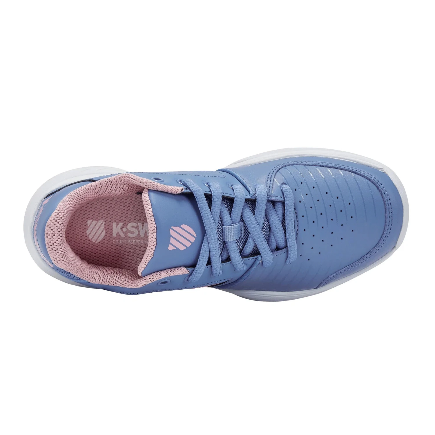 K-Swiss Court Express Teppichschuh Kinder - Blau, Rosa 6 K-Swiss Court Express Teppichschuh Kinder - Blau, Rosa – Bild 4