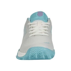 K-Swiss Hypercourt Express 2 Sandplatzschuh Damen - Weiß, Hellblau -Tennisausrüstung 02198000 0 7