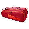 Wilson Tour Schlägertasche 6er - Rot, Orange -Tennisausrüstung 0221200000 000