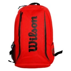 Wilson EMEA Reflective Rucksack Special Edition - Rot, Schwarz -Tennisausrüstung 0224800000 000
