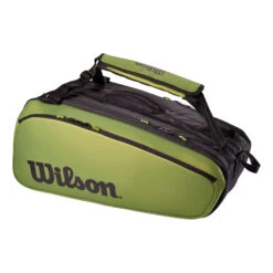 Wilson Blade Super Tour Schlägertasche 15er - Schwarz, Grün -Tennisausrüstung 0225600000 0 3