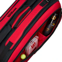 Wilson Clash Super Tour Schlägertasche 9er - Rot 15 Wilson Clash Super Tour Schlägertasche 9er - Rot -Tennisausrüstung 0227600000 14