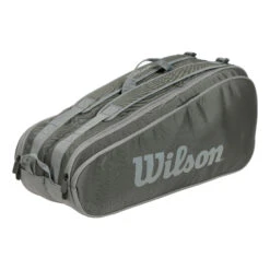 Wilson Tour Schlägertasche 6er - Dunkelgrün -Tennisausrüstung 0235500000 000