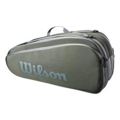 Wilson Tour Schlägertasche 6er - Dunkelgrün -Tennisausrüstung 0235500000 0 1