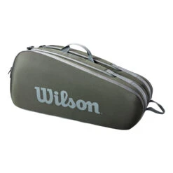 Wilson Tour Schlägertasche 6er - Dunkelgrün -Tennisausrüstung 0235500000 0 3