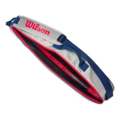 Wilson Junior Schlägertasche 3er - Grau, Rot -Tennisausrüstung 0236800000 11