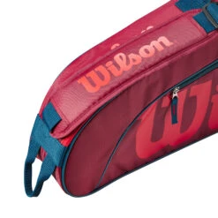 Wilson Junior Schlägertasche 3er - Rot -Tennisausrüstung 0236900000 13