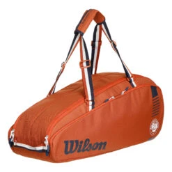 Wilson Roland Garros Team Schlägertasche 6er - Orange -Tennisausrüstung 0237300000 0 1