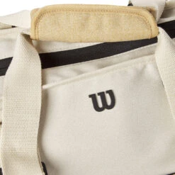 Wilson Women's Tote Sporttasche - Weiß, Khaki -Tennisausrüstung 0238500000 15