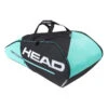 Head Tour Team 9R Schlägertasche - Schwarz, Mint -Tennisausrüstung 0240700000 000