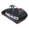 Head Tour Team 6R Schlägertasche - Schwarz, Orange -Tennisausrüstung 0241300000 000