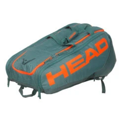 Head Pro Racquet Bag XL Schlägertasche - Grün, Orange -Tennisausrüstung 0247100000 000