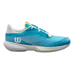 Wilson Kaos Swift 1.5 Sandplatzschuh Damen - Türkis, Weiß -Tennisausrüstung 02614000 0 1
