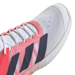 ADIDAS Adizero Ubersonic 4 Allcourtschuh Damen - Weiß, Koralle -Tennisausrüstung 05415000 10