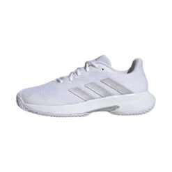 ADIDAS CourtJam Control Allcourtschuh Damen - Weiß, Silber -Tennisausrüstung 05420000 0 3