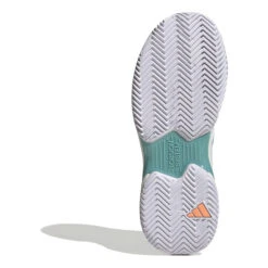 ADIDAS CourtJam Control Allcourtschuh Damen - Grün, Weiß -Tennisausrüstung 05564000 0 5