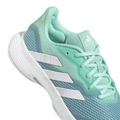 ADIDAS CourtJam Control Allcourtschuh Damen - Grün, Weiß -Tennisausrüstung 05564000 10