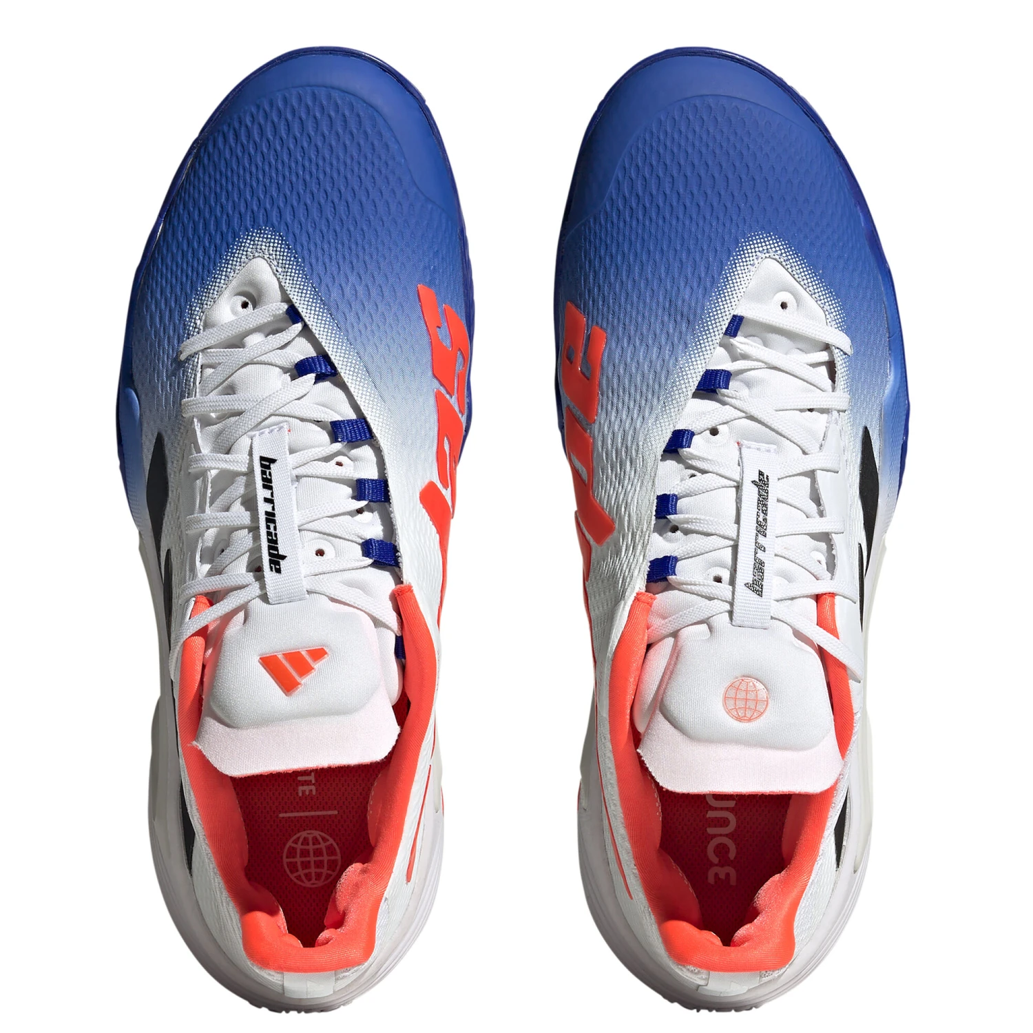 ADIDAS Barricade Allcourtschuh Herren - Weiß, Blau 7 ADIDAS Barricade Allcourtschuh Herren - Weiß, Blau – Bild 5