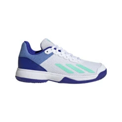 ADIDAS Courtflash Allcourtschuh Kinder - Weiß, Blau -Tennisausrüstung 05627000 0 1